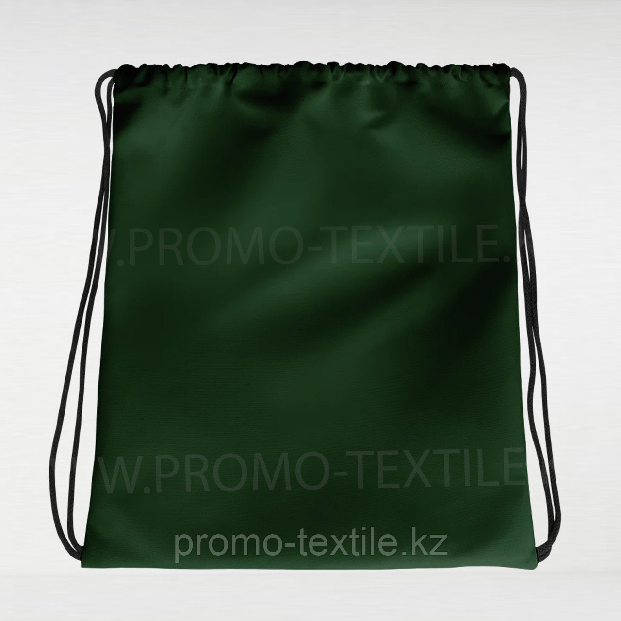 Сумка мешок с логотипом зеленого цвета / Зеленая Сумка-рюкзак пошив