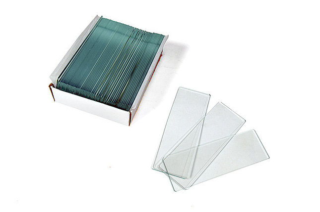 Стекло предметное 76*26 + 1,0 = 0,10 мм с шлиф.краями с полосой 1,0 (с полосой для записи) упак.72ш, фото 2