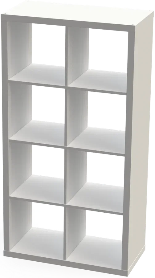 Стеллаж ФОРА 8 (FÖRA 8), белый 8 секций 77х38х147 см. Купить белые ...
