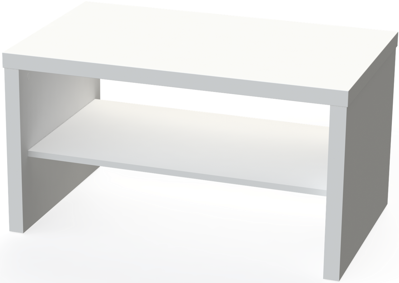 Журнальный стол ENKEL 82S,  82х50см, белый