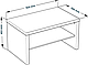 Журнальный стол ENKEL 82S, 82х50см, белый, фото 2
