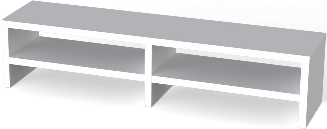 Тумба под ТВ ENKEL TV16 (ЭЕКЕЛЬ ТВ 16), 160х38х37 см, белый