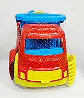 Пластмассовый игрушечный "Камаз большой (набор песочный)", упак. полиэтилин сетка