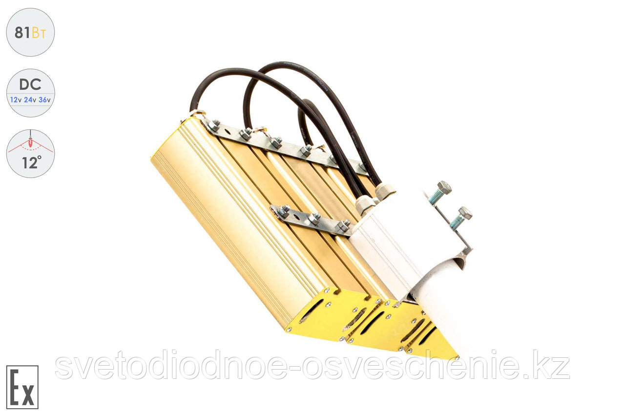 Низковольтный светодиодный светильник Прожектор Взрывозащищенный GOLD, консоль K-3 , 81 Вт, 12° - фото 5 - id-p107146462