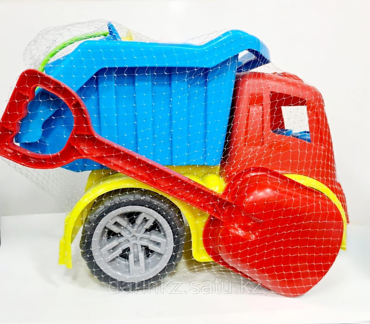 Пластмассовый игрушечный "Камаз большой (набор песочный)", упак. полиэтилин сетка - фото 2 - id-p107146909