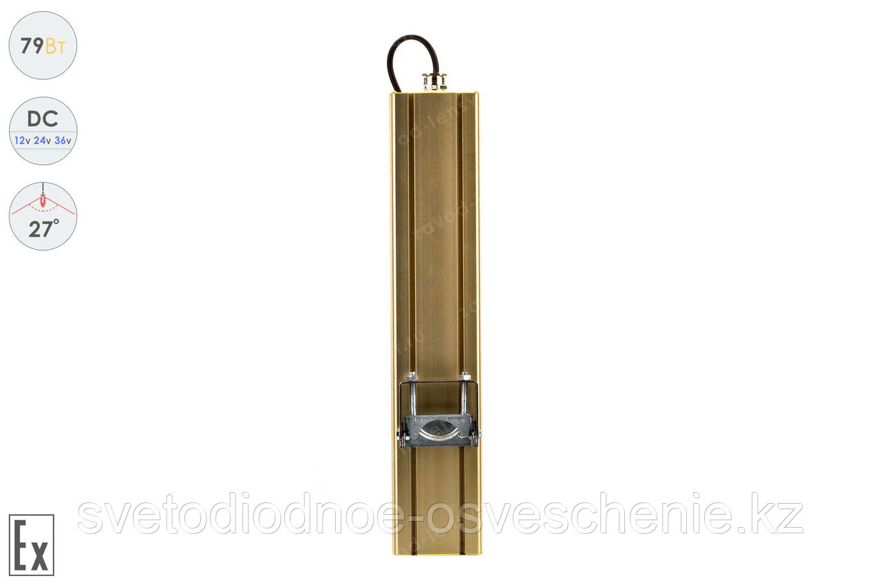 Низковольтный светодиодный светильник Прожектор Взрывозащищенный GOLD, универсальный U-1 , 79 Вт, 27° - фото 3 - id-p107146511