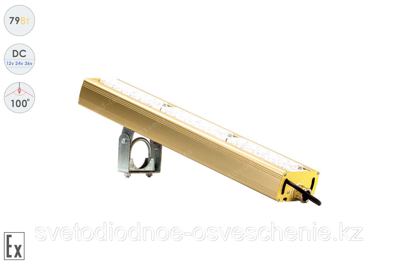 Низковольтный светодиодный светильник Прожектор Взрывозащищенный GOLD, универсальный U-1 , 79 Вт, 100° - фото 4 - id-p107146523