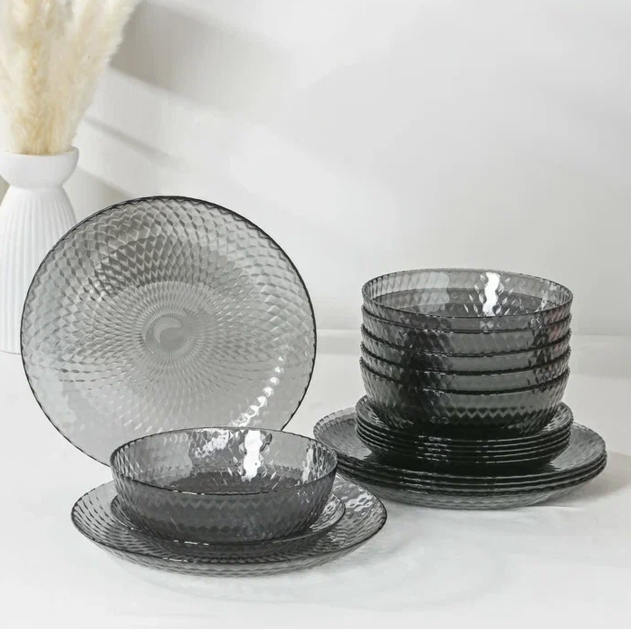 Столовый сервиз Luminarc Idylle Graphit 18 предм. (O0207)