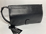 Мужская сумка-барсетка из кожи "Bond Non". Высота 16.5 см, ширина 26 см, глубина 8.5 см., фото 3