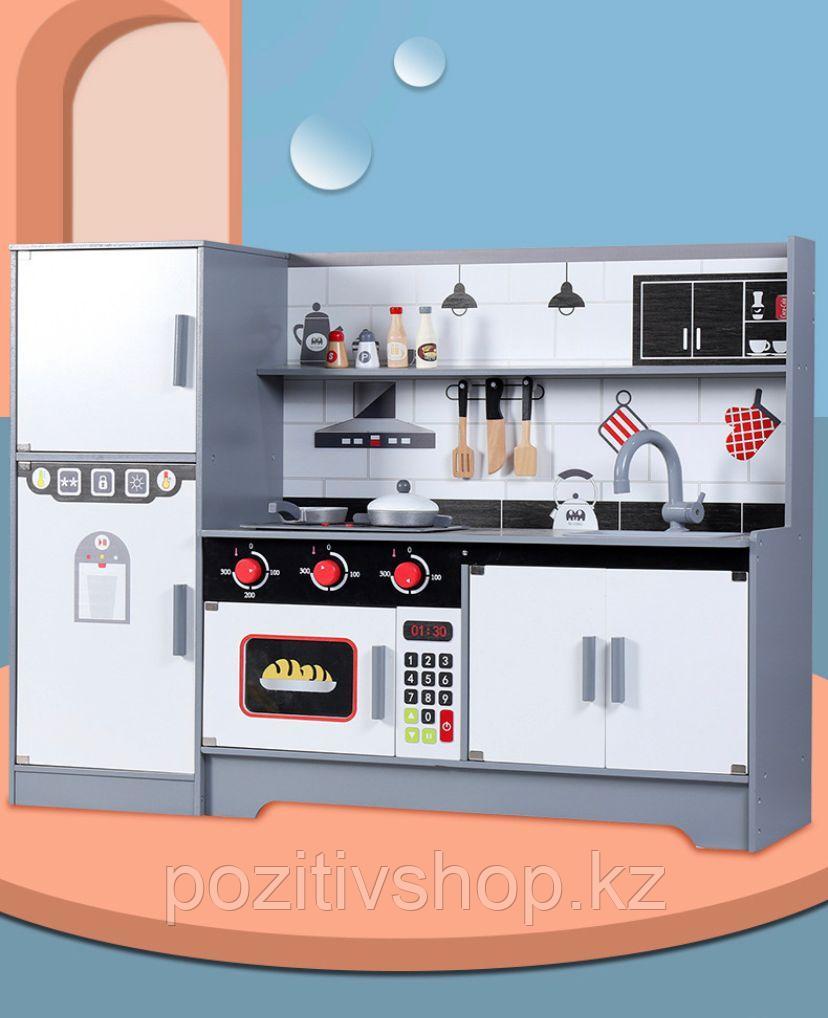 Детская деревянная кухня МSN22006. Купить в Алматы - pozitivshop.kz