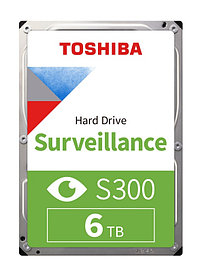 HDD 6000 Gb Toshiba Surveillance S300 (HDWT860UZSVA), 3.5", 256Mb, SATA III