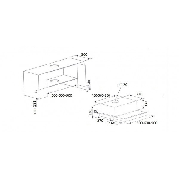 Вытяжка Kuppersberg SLIMLUX II 90 XG - фото 2 - id-p107147906