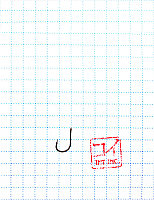 Крючок KOI "OKIAMI CHINU-RING", размер 2 (INT)/6 (AS), цвет BN (10 шт.)/100/KH7101-6BN