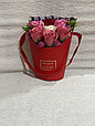 Букет мыльных Роз с мини- шоколадом. бюджетный вариант, фото 2