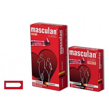 Презерватив Masculan Sensitive Plus № 10 (Нежные)