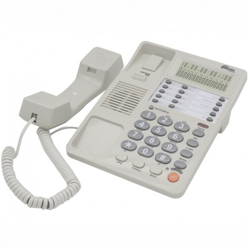 Ritmix RT-495 белый аналоговый телефон (RT-495-WHITE) - фото 4 - id-p107154765