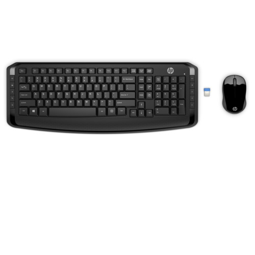 HP Wireless Keyboard & Mouse 300 клавиатура + мышь (3ML04AA) - фото 1 - id-p107154634