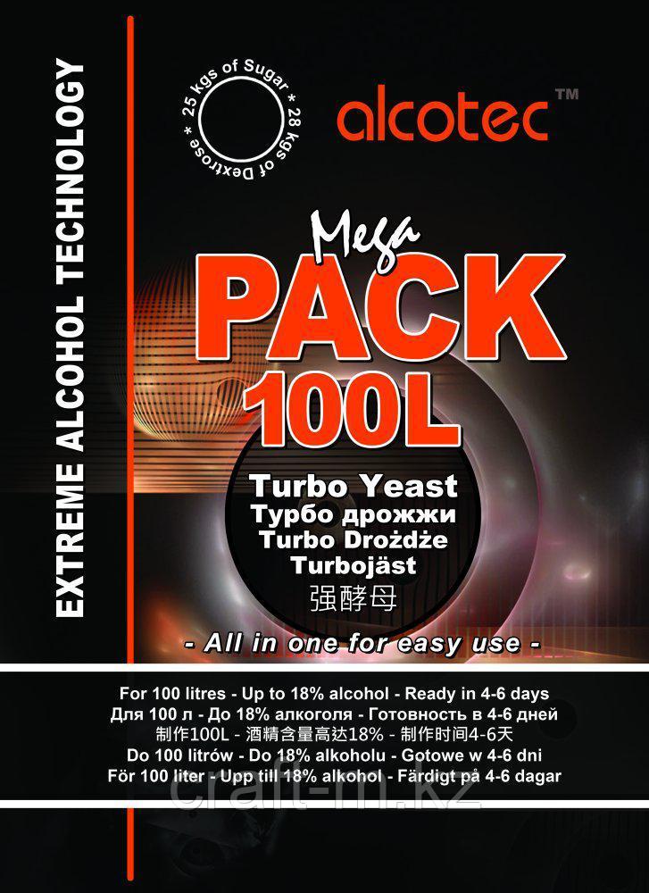Спиртовые дрожжи Alcotec MegaPack 100L, 360 г(до 06.2023)