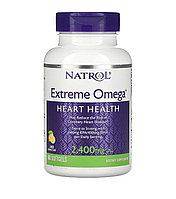 Natrol extreme omega, лимон дәмі бар, 1200 мг, 60 жұмсақ желатинді капсулалар