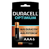 Duracell Optimum AAA/LR03 сілтілі батарейкасы, 6 дана
