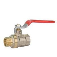 Кран шаровой латунь ручка-рычаг П/М (1016) STA., Ду 15