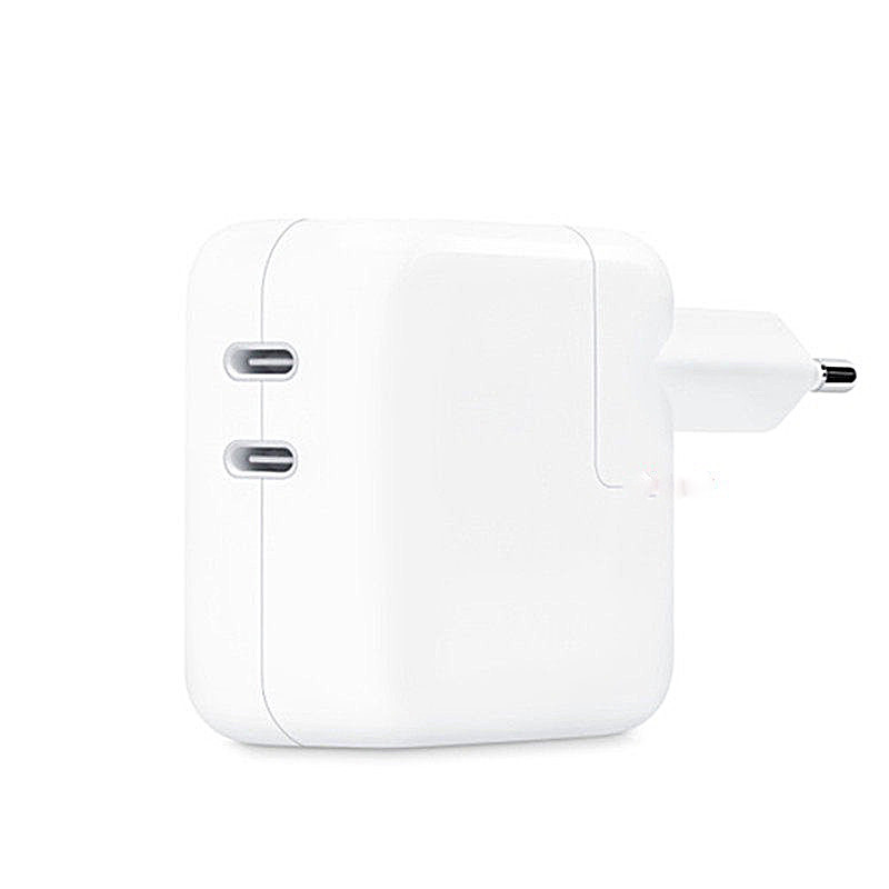 Сетевой адаптер Apple Dual USB-C (2 порта), мощность 35W, White