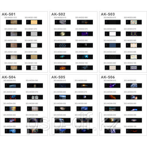 Набор слайдов AK-S для проекционной насадки Godox AK-R21 - фото 1 - id-p107188477