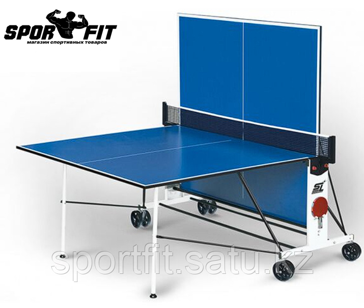 Теннисный стол Start line СOMPACT LX с сеткой Blue - фото 1 - id-p107191020