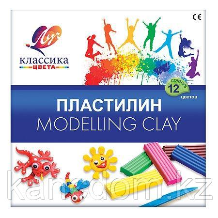 Пластилин Луч Классика 12 цветов 240г 7С331-08