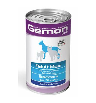 Gemon MAXI ADULT Tuna консервы для собак с тунцом ,1250гр