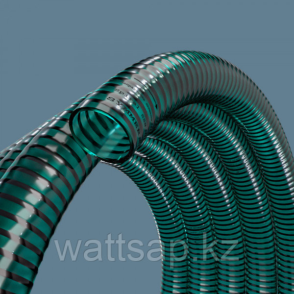 Шланг спиральный прозрачный армированный для пищевой промышленности d.40 мм х 1,3 мм, Aquapolymer - фото 1 - id-p107192946