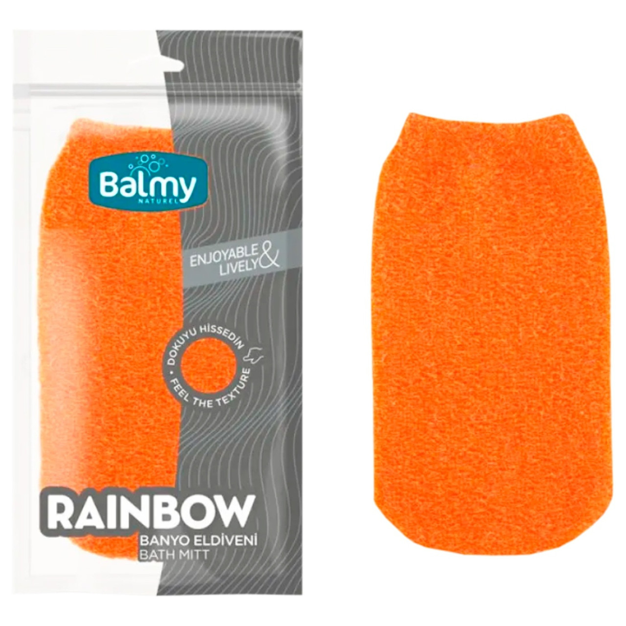 Мочалка рукавица Balmy Naturel Rainbow (id 107194318)