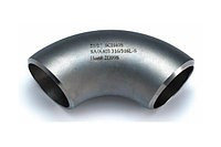 Отвод из нержавеющей стали приварной 90° 
