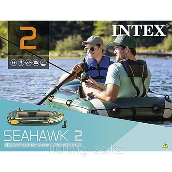 Лодка INTEX SEAHAWK 2 2х-местная (2.36х1.14х41см) 68347 Китай