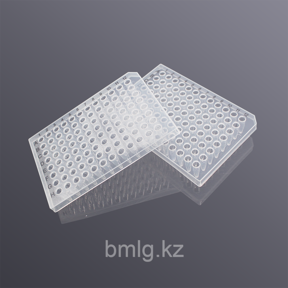 Оптические 96-ти луночные ПЦР-микропланшеты Labselect, фото 1