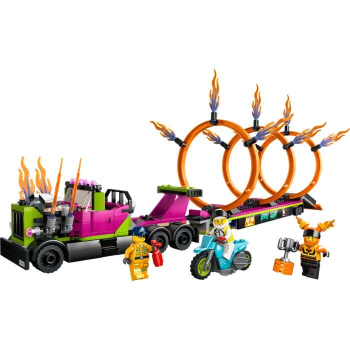LEGO City 60357 Трюковый грузовик и огненное кольцо, конструктор ЛЕГО - фото 1 - id-p107195921