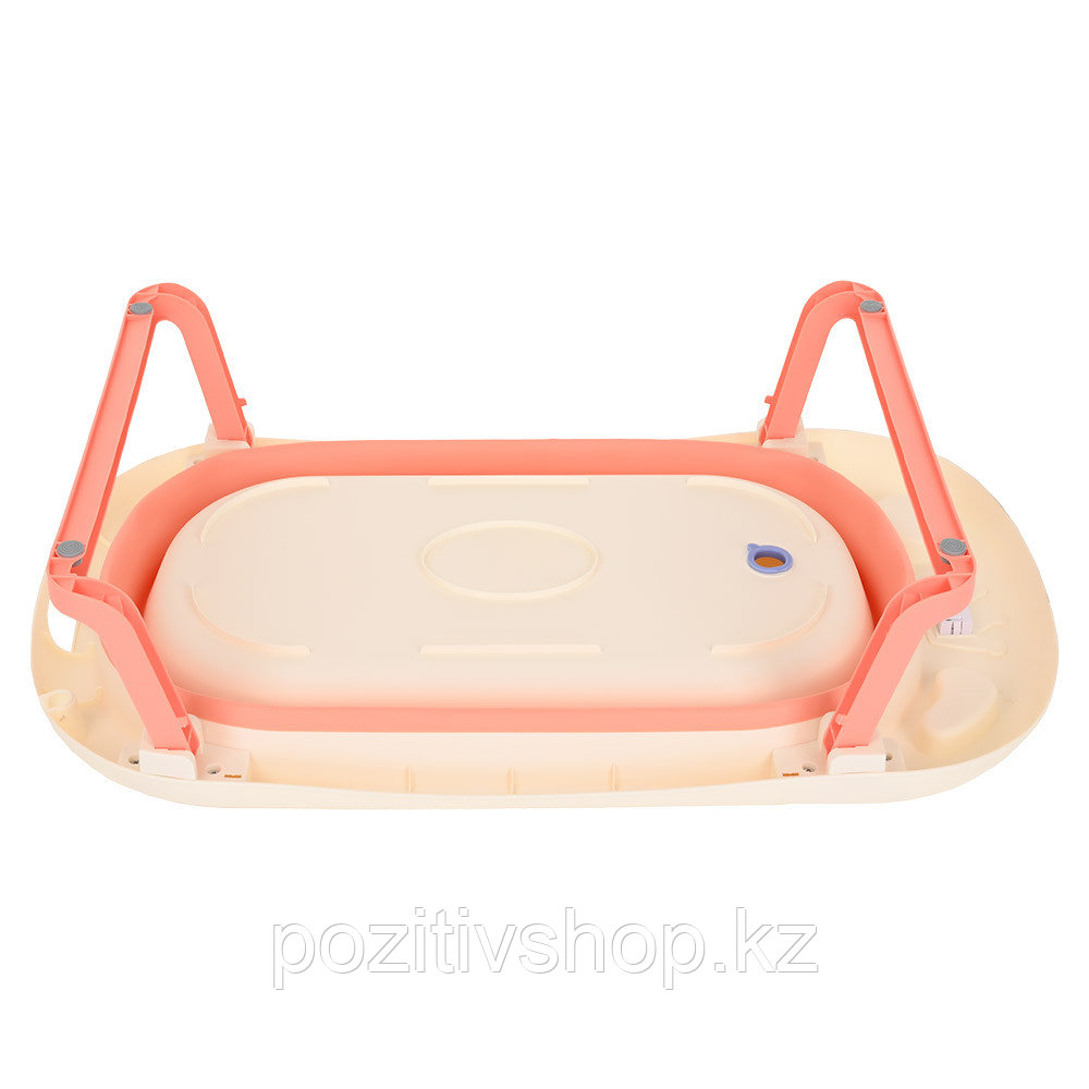 Детская ванна складная Pituso термометр 2023 Персик - фото 6 - id-p107196131