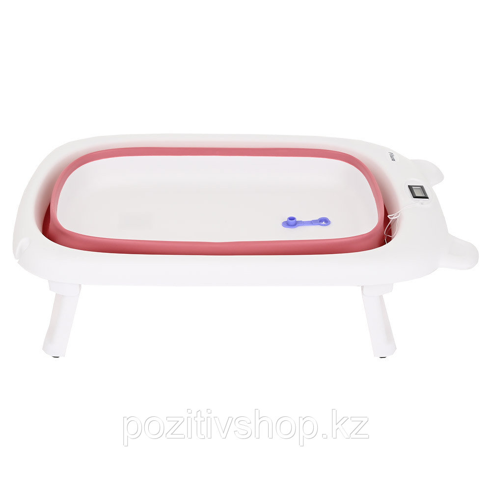 Детская ванна складная Pituso FG1121 термометр Темно-розовый - фото 2 - id-p107196375