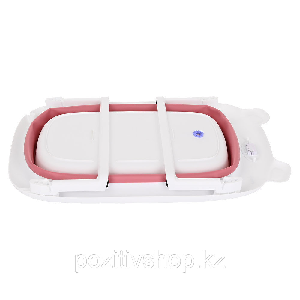 Детская ванна складная Pituso FG1121 термометр Темно-розовый - фото 3 - id-p107196375