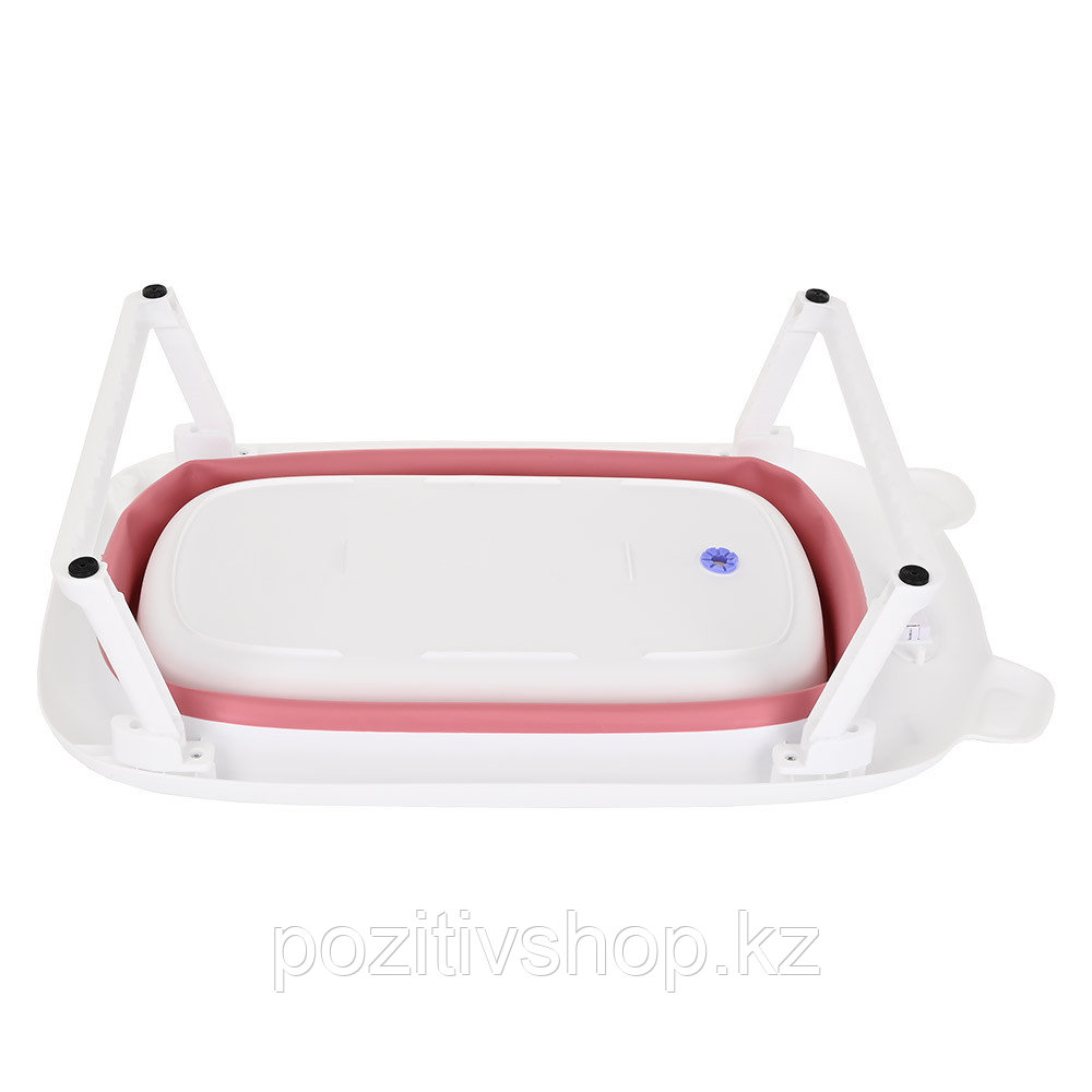 Детская ванна складная Pituso FG1121 термометр Темно-розовый - фото 4 - id-p107196375