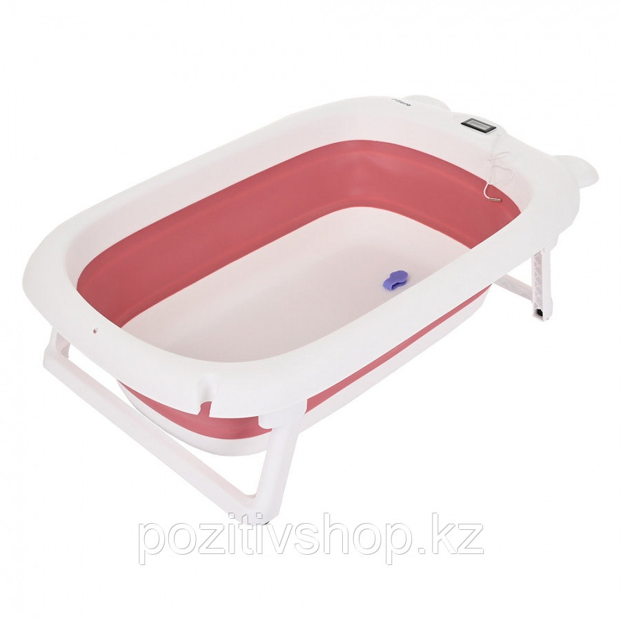 Детская ванна складная Pituso FG1121 термометр Темно-розовый