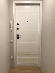 Входные двери стальные облагороженные в квартиру №5