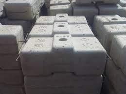 Противовесы бетонные груза 25 кг для строительной люльки ZLP 630