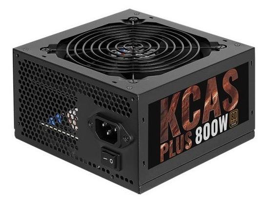 Блок питания ATX 800W AeroCool KCAS PLUS-800W, 12sm fan,20+4/24+4/24+8pin - фото 1 - id-p107198263