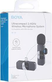 Boya BY-V1 — беспроводной петличный микрофон для iPhone iPad Безнала НЕТ только фискальный ЧЕК