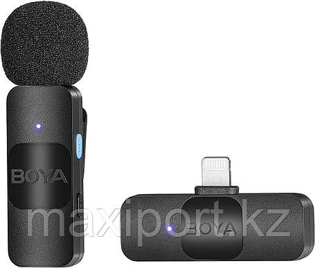 Boya BY-V1 — беспроводной петличный микрофон для iPhone iPad Безнала НЕТ только фискальный ЧЕК, фото 2