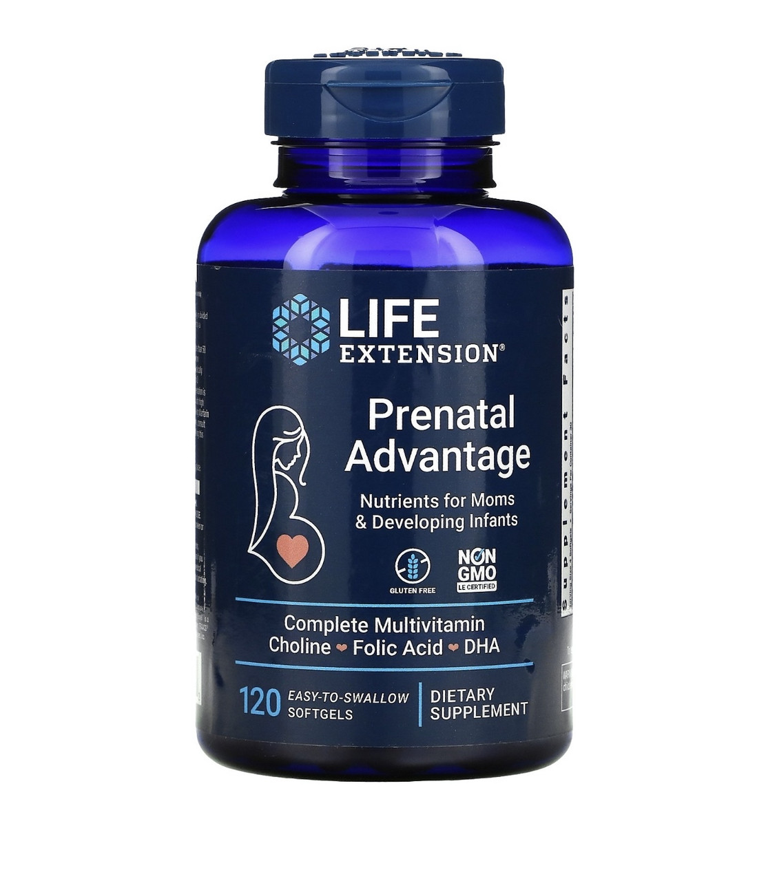 Life extension prenatal advantage, 120 легко проглатываемых капсул - фото 1 - id-p107215436