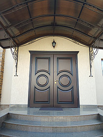 Входные двери стальные облагороженные в дом №3