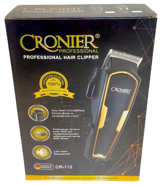 Профессиональная машинка для стрижки Cronier professional hair clipper CR-112 - фото 5 - id-p107215612