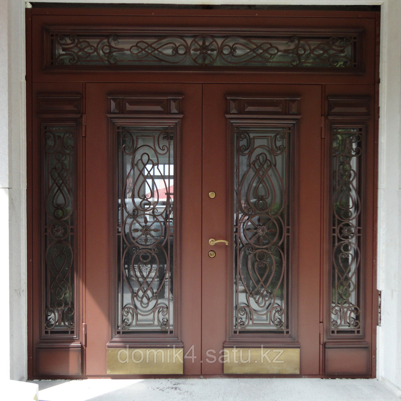 Входные двери стальные облагороженные в дом №1 - фото 9 - id-p107195461